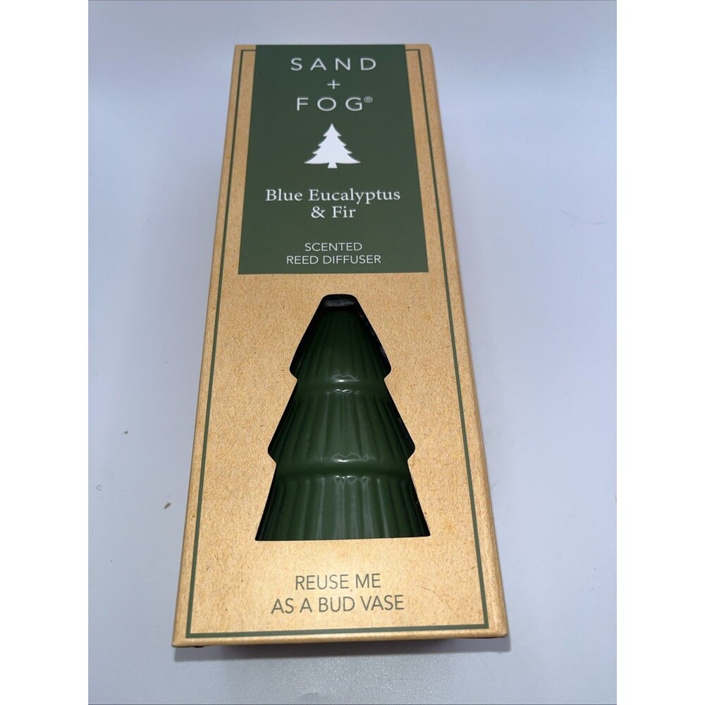 Sand + Fog Blue Eucalyptus & Fir Scented Reed Diffuser